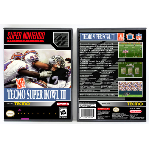 Tecmo Super Bowl III: The Final Edition